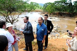 Comissão de Direitos Humanos - visita aos locais atingidos pelas enchentes no município de Guidoval
