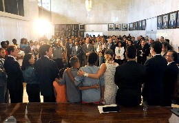 Solenidade de assinatura de protocolo de intenções da ALMG com a Defensoria Pública