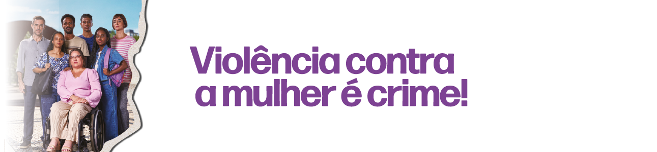 texto: Violência contra a mulher é crime