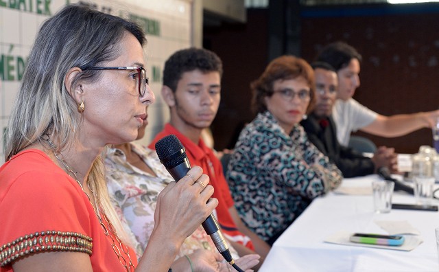 Patrícia de Sá Freitas concordou com o posicionamento dos estudantes no debate