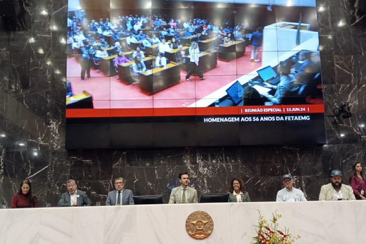 Reunião Especial - homenagem à Fetaemg