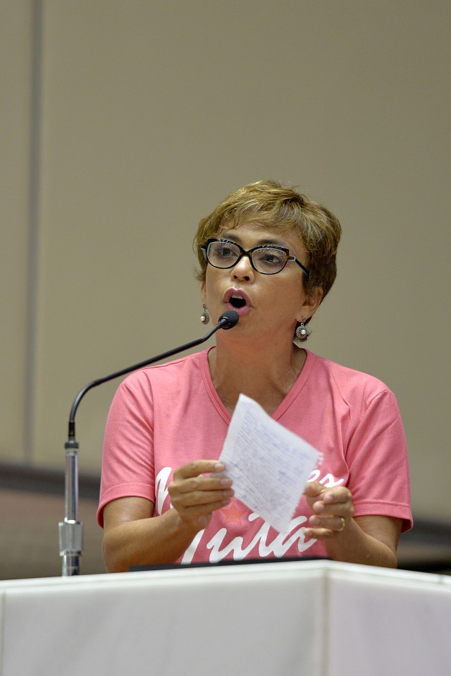 Marília Campos destacou a necessidade de mais mulheres na política