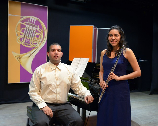 Duo Arão, de flauta e piano, abre a apresentação desta segunda (4)