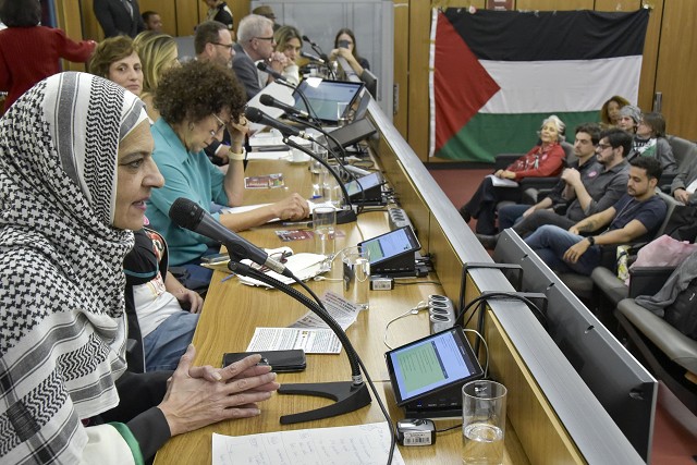 Comissão de Cultura - debate sobre o conflito entre Israel e o povo palestino, o genocídio nas faixas ocupadas e o ataque e possível perseguição ao Comitê Mineiro de Solidariedade ao Povo Palestino