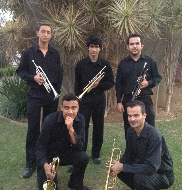 Quinteto de Trompetes Uai Brass é composto por alunos da UFMG
