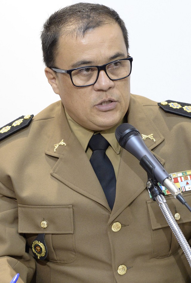 O coronel Mauro Moura informou que quase todo o Estado tem registrado quedas na criminalidade em 2017