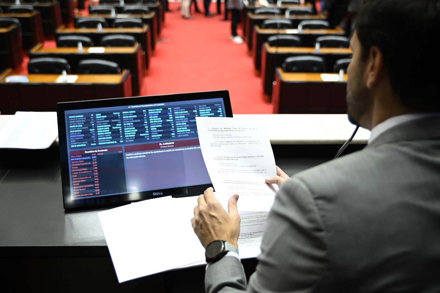 Reunião Extraordinária - manhã - análise de proposições