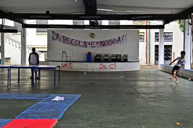 As ocupações em Minas contra as reformas no ensino médio se inspiraram nas paulistas (foto), quando jovens lutaram contra proposta do governador