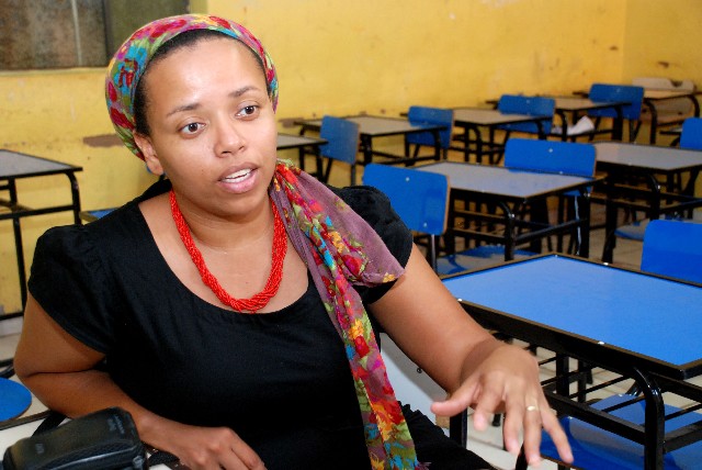 Janaelle Neri é gestora pública e professora multiplicadora do projeto na região
