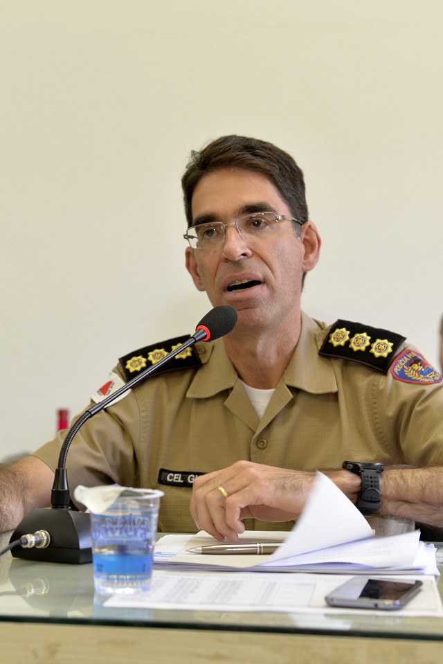 O coronel Giovani Silva disse que houve uma redução de 61% nos crimes violentos na cidade