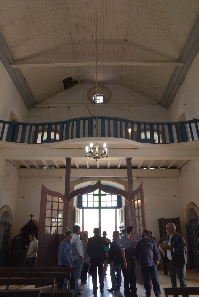 Comissão de Cultura - visita à Igreja Matriz de Santo Antônio em Glaura