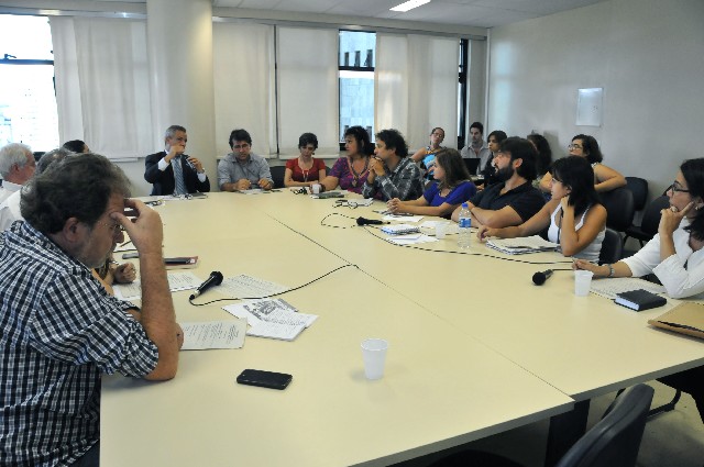 Participaram da reunião preparatória servidores da ALMG e representantes da Rede Minas e Rádio Inconfidência
