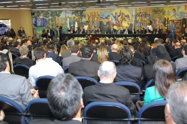 Solenidade de posse do presidente, vice-presidente e corregedor do Tribunal de Contas do Estado de Minas Gerais