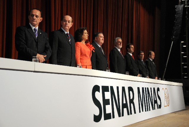 Solenidade de comemoração dos 20 anos do Senar Minas, em 2013 - Arquivo ALMG