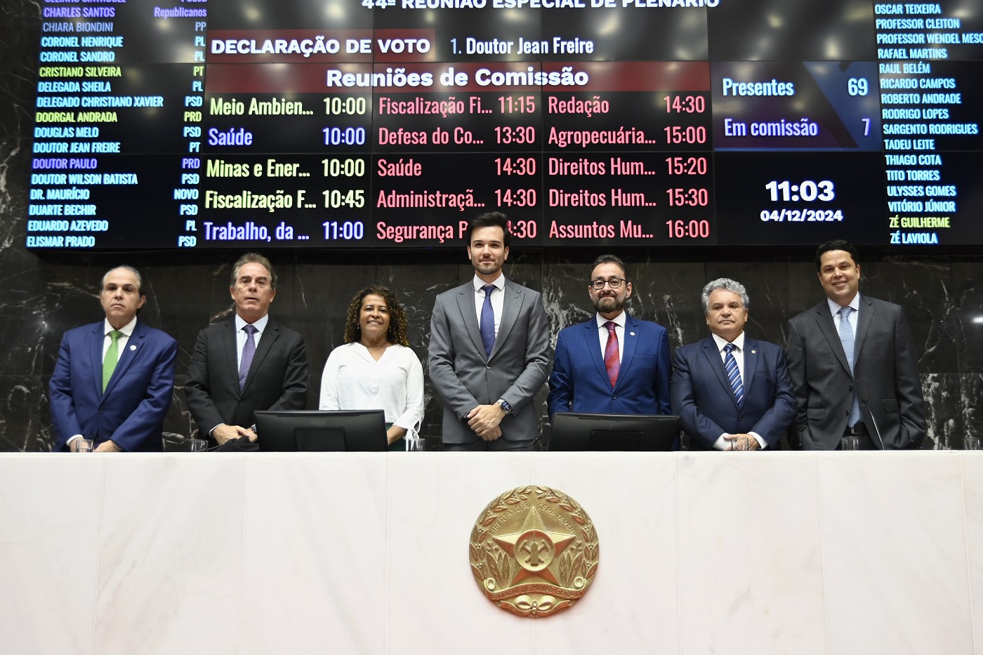 Reunião Especial - manhã - Eleição da Mesa 2º biênio da 20ª Legislatura - 2025-2026