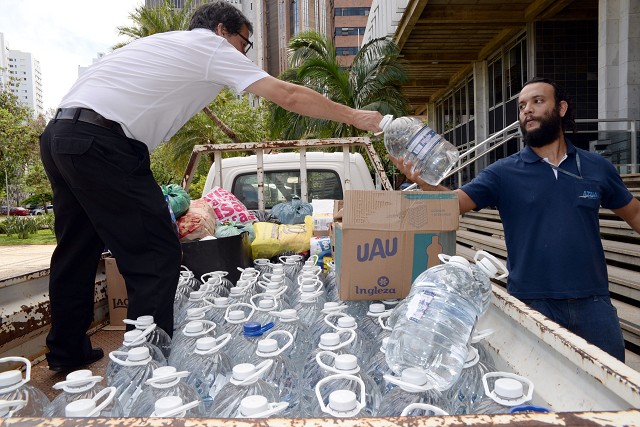 Campanha Assembleia Solidária - Servas coleta os donativos para atingidos pelas chuvas em Minas Gerais
