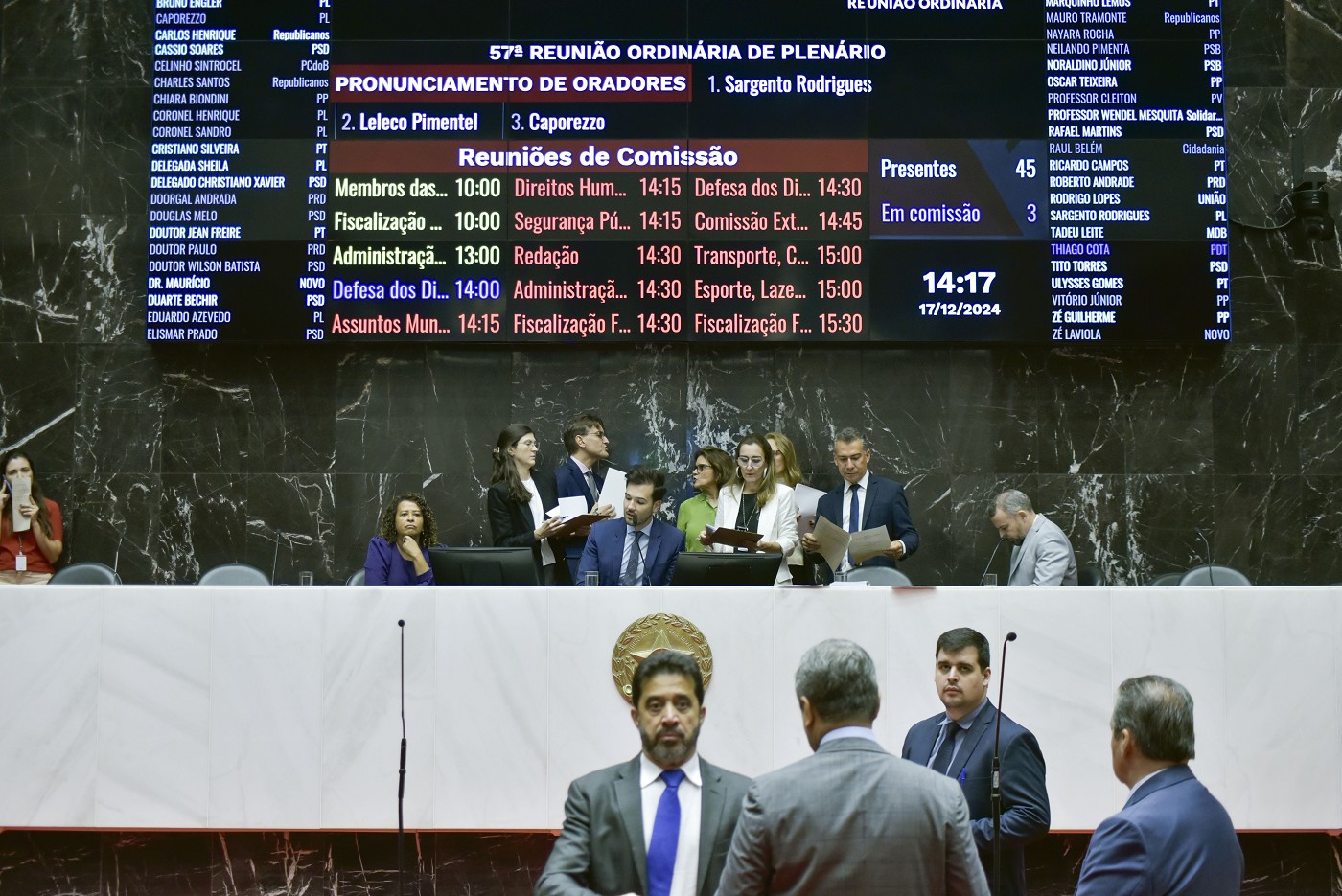 Reunião Ordinária - tarde - análise de proposições