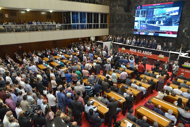 O evento foi marcado pela defesa de uma candidatura própria do partido ao Governo do Estado e ao Senado Federal