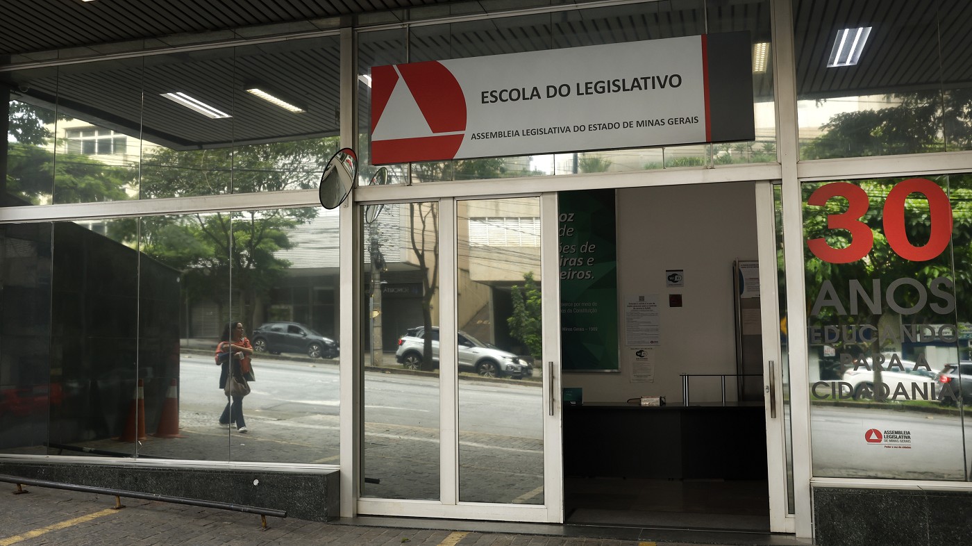 Espaços da ALMG - Fachada da Escola do Legislativo