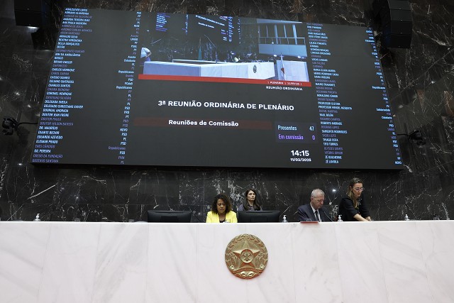 Reunião Ordinária - tarde - análise de proposições