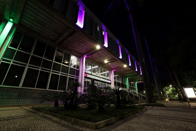 Laços da Consciência - Iluminação em homenagem ao Dia Mundial das Doenças Raras