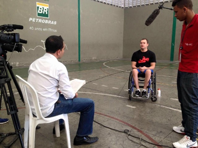 Atletas dos Jogos Paralímpicos 2016 também vão participar dos vídeos, como Davi Abreu, do rugby