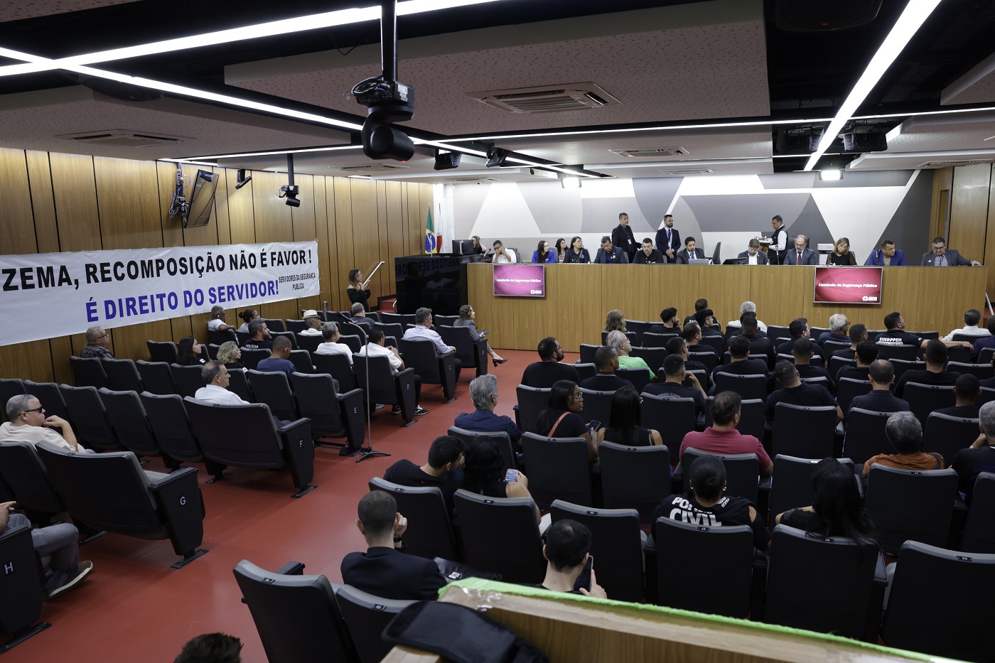 Comissão de Segurança Pública - debate sobre a recomposição salarial de servidores