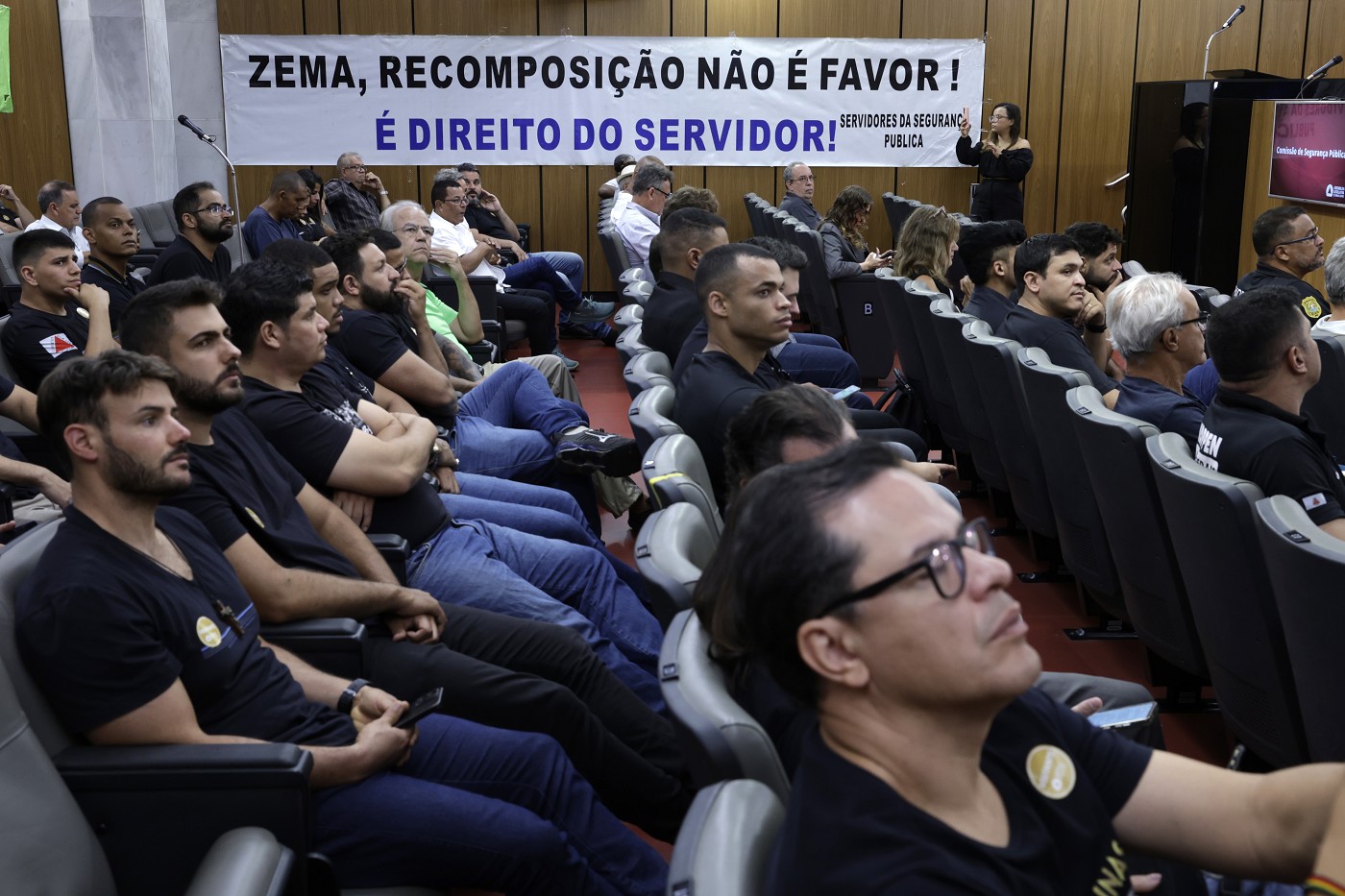 Comissão de Segurança Pública - debate sobre a recomposição salarial de servidores
