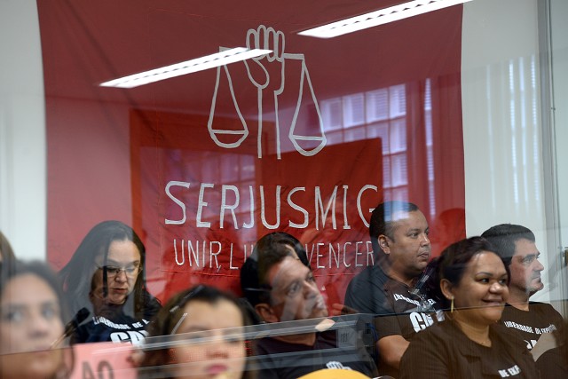 Manifestação do Serjusmig