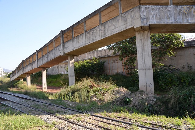 Linha até o Barreiro já tem obras iniciadas, como passarela e até uma estação - Arquivo ALMG