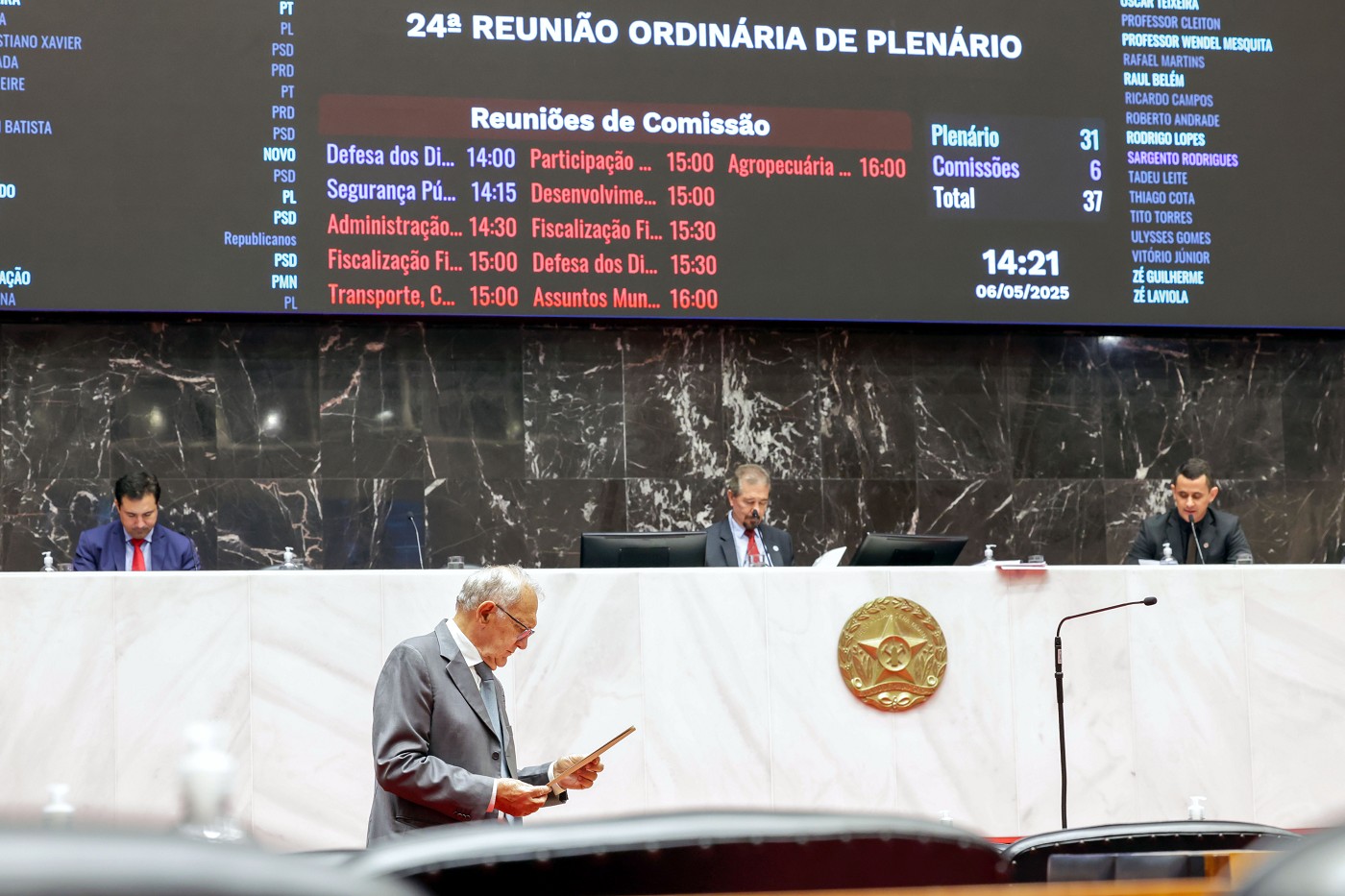 Reunião Ordinária - tarde - análise de proposições