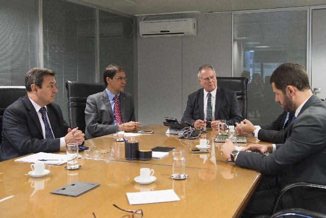 A reunião foi realizada na sede da ANTT em Brasília