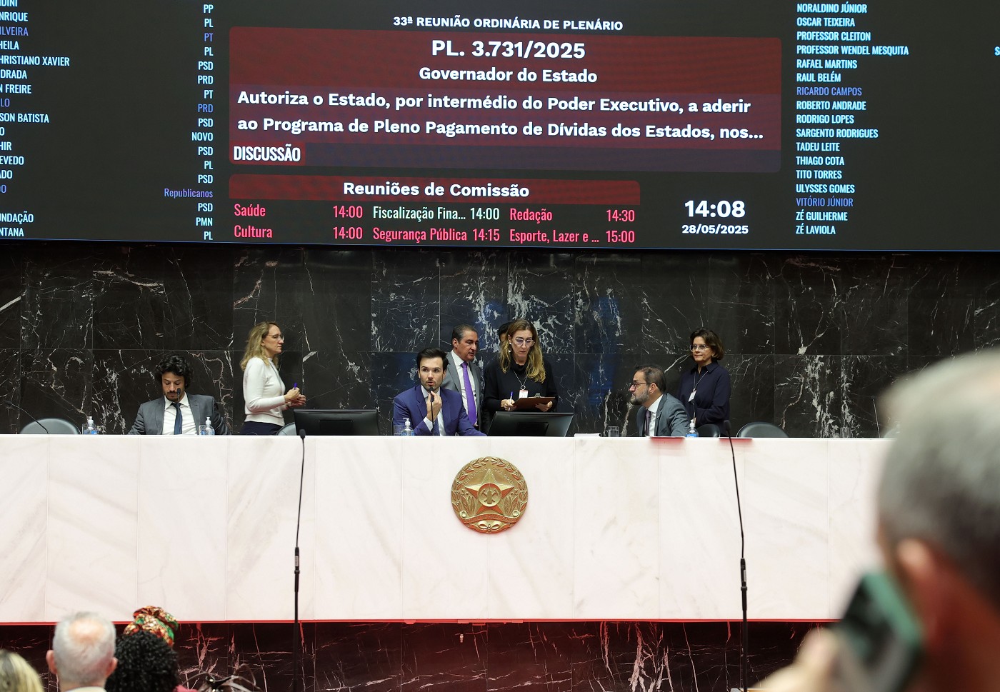 Reunião Ordinária - tarde - análise de proposições