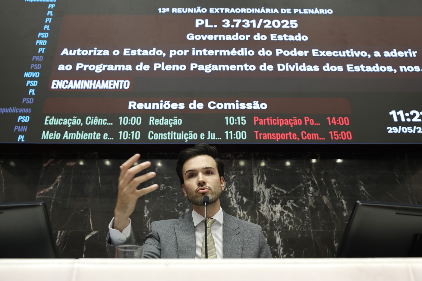 Reunião Extraordinária - manhã - análise de proposições