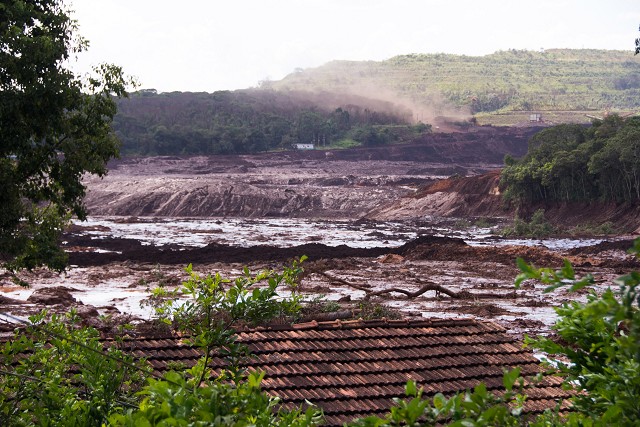 O rompimento de mais uma barragem da Vale, em janeiro deste ano, também trouxe danos ao meio ambiente - Arquivo ALMG