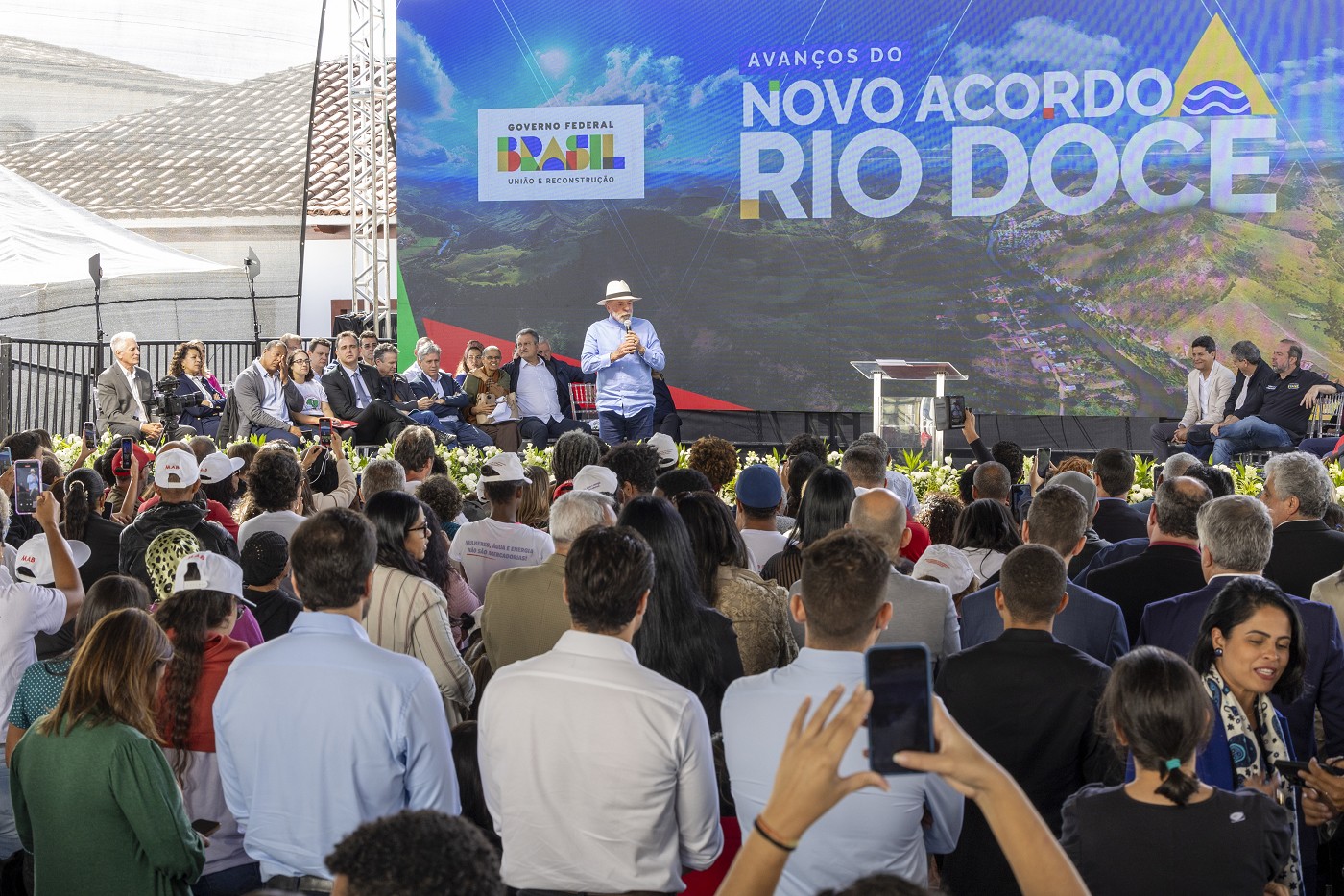 Cerimônia de Celebração dos Avanços do Novo Acordo Bacia do Rio Doce