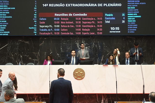 Reunião Extraordinária - manhã - análise de proposições