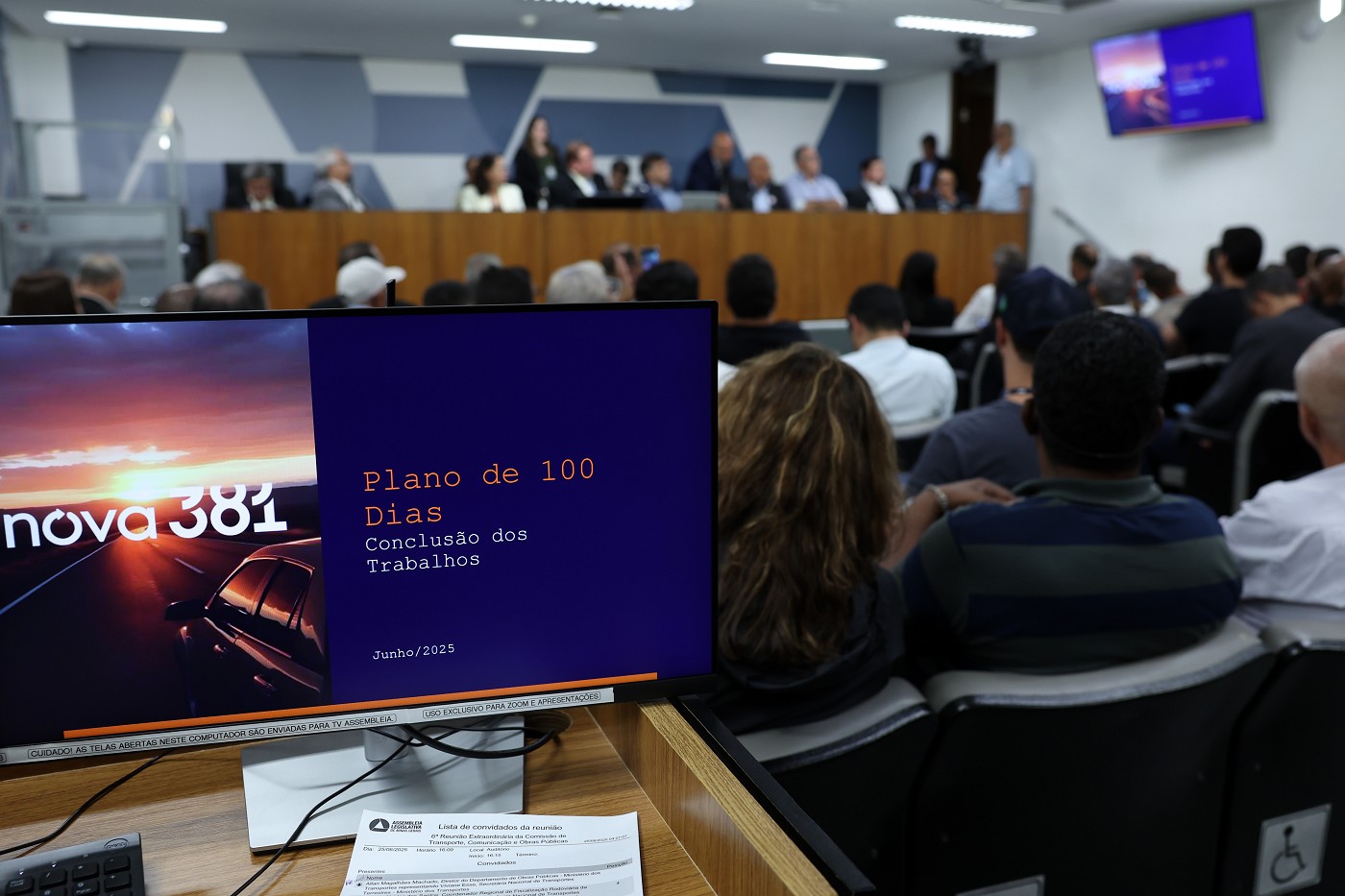Comissão de Transporte, Comunicação e Obras Públicas - debate sobre o andamento da concessão da BR-381 Norte