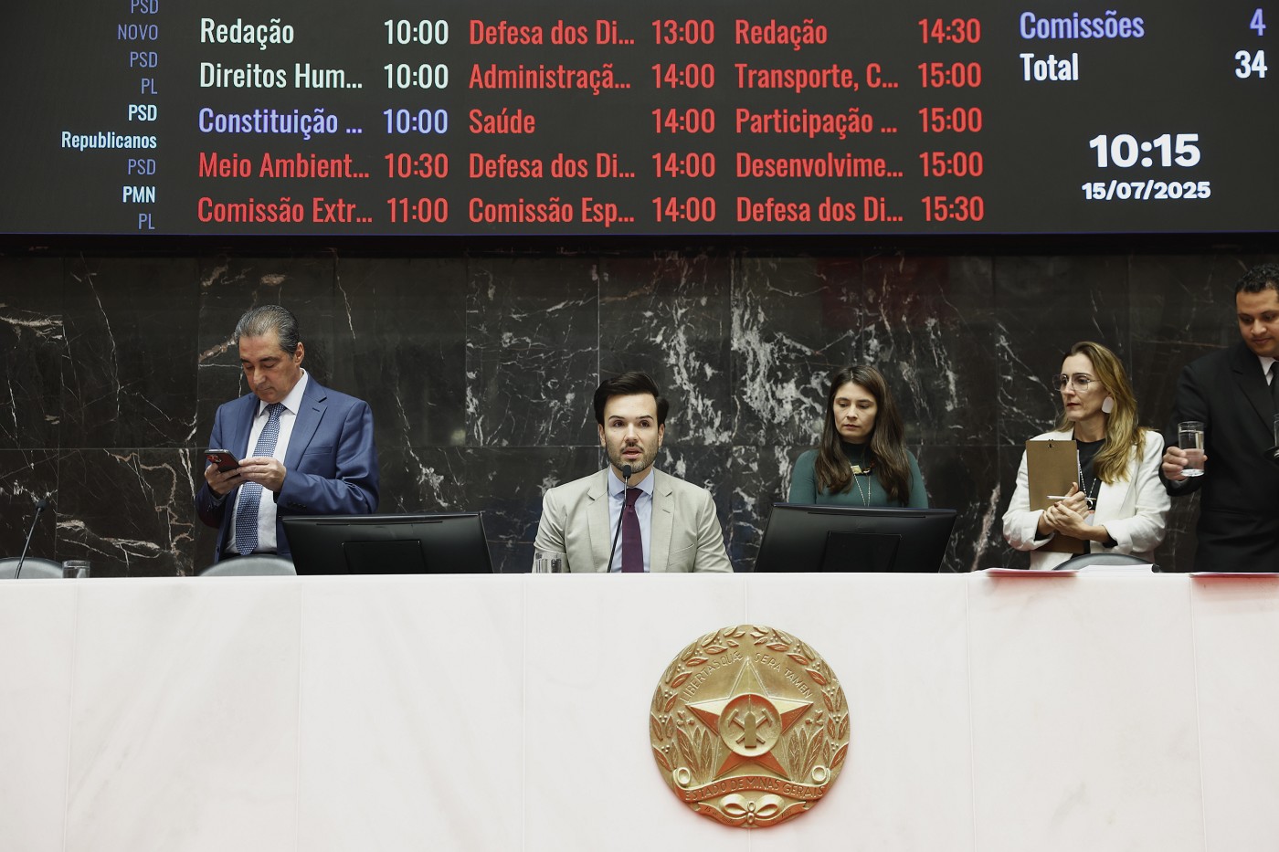 Reunião Extraordinária - manhã - análise de proposições