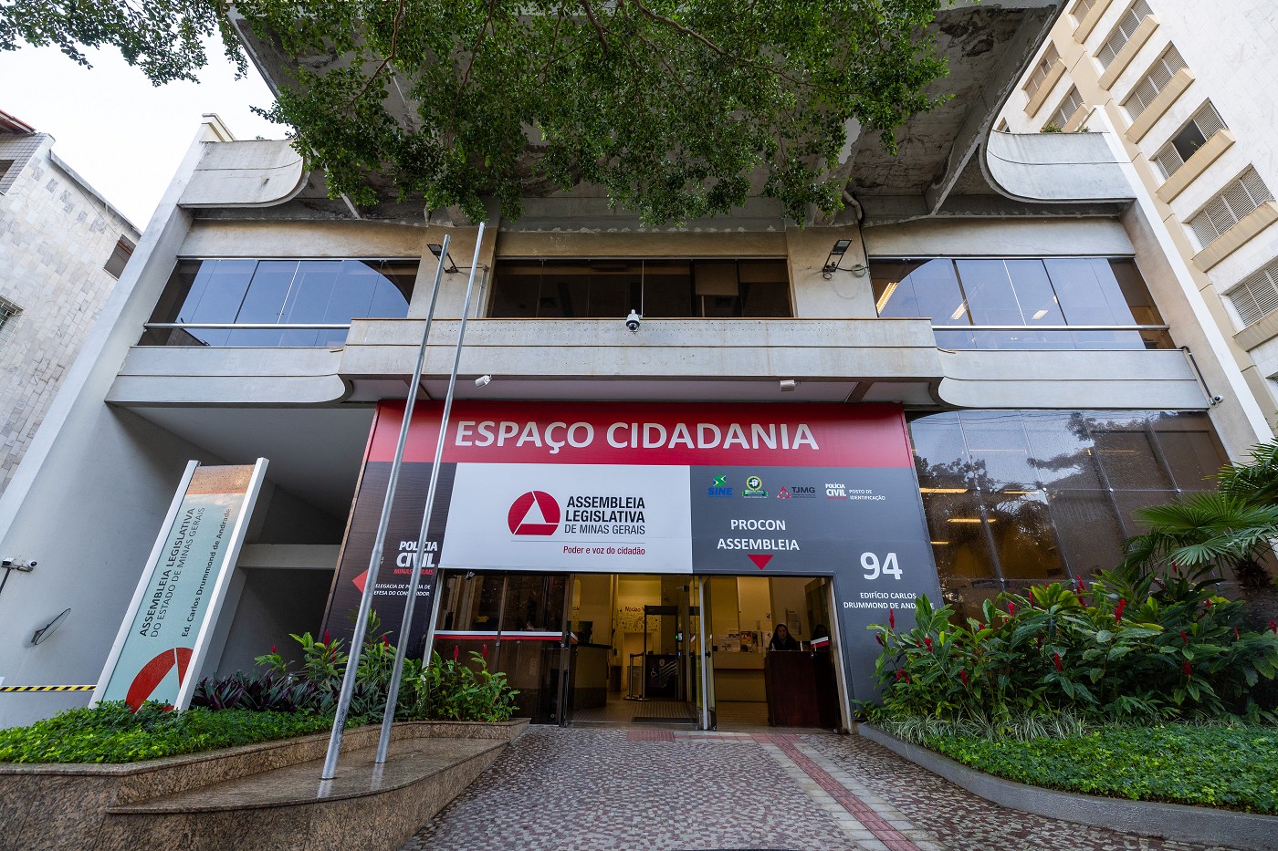 Espaços da ALMG - Edifício Carlos Drummond de Andrade