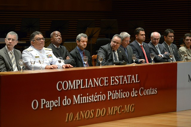 Cerimônia de comemoração de 10 anos do Ministério Público de Contas do Estado de Minas Gerais