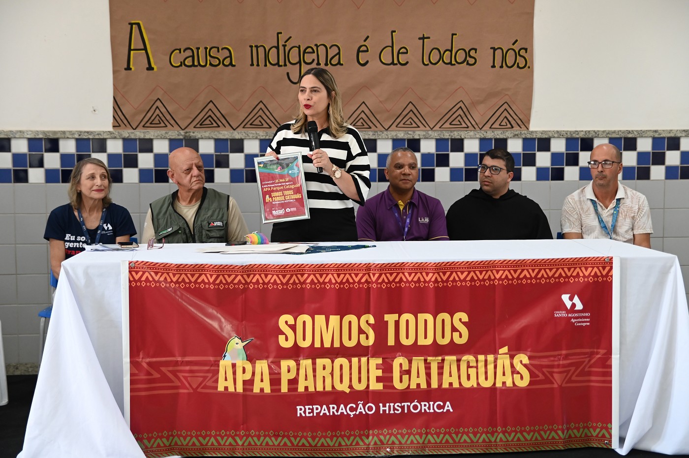 Comissão de Educação, Ciência e Tecnologia - visita o Colégio Santo Agostinho, o Parque Cataguás e o projeto que deu origem à lei que propôs a alteração do nome do parque