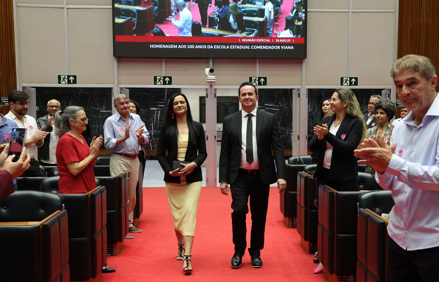 Reunião Especial - Homenagem a Escola Estadual Comendador Viana pelos 100 anos de sua fundação