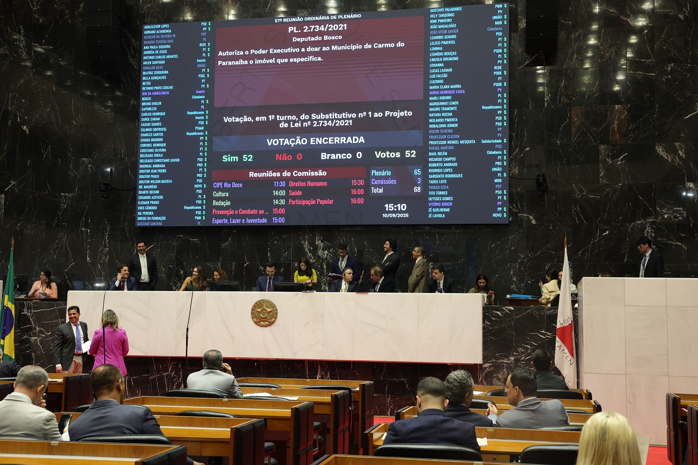 Reunião Ordinária - tarde - análise de proposições
