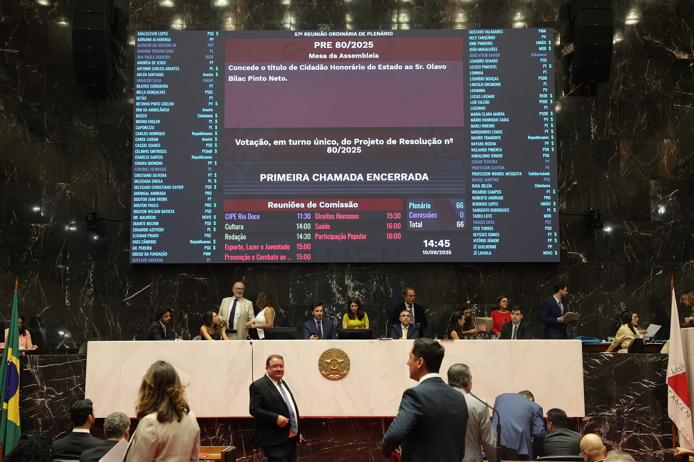Reunião Ordinária - tarde - análise de proposições