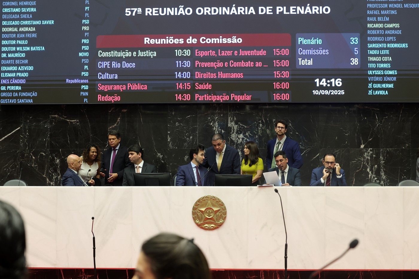 Reunião Ordinária - tarde - análise de proposições