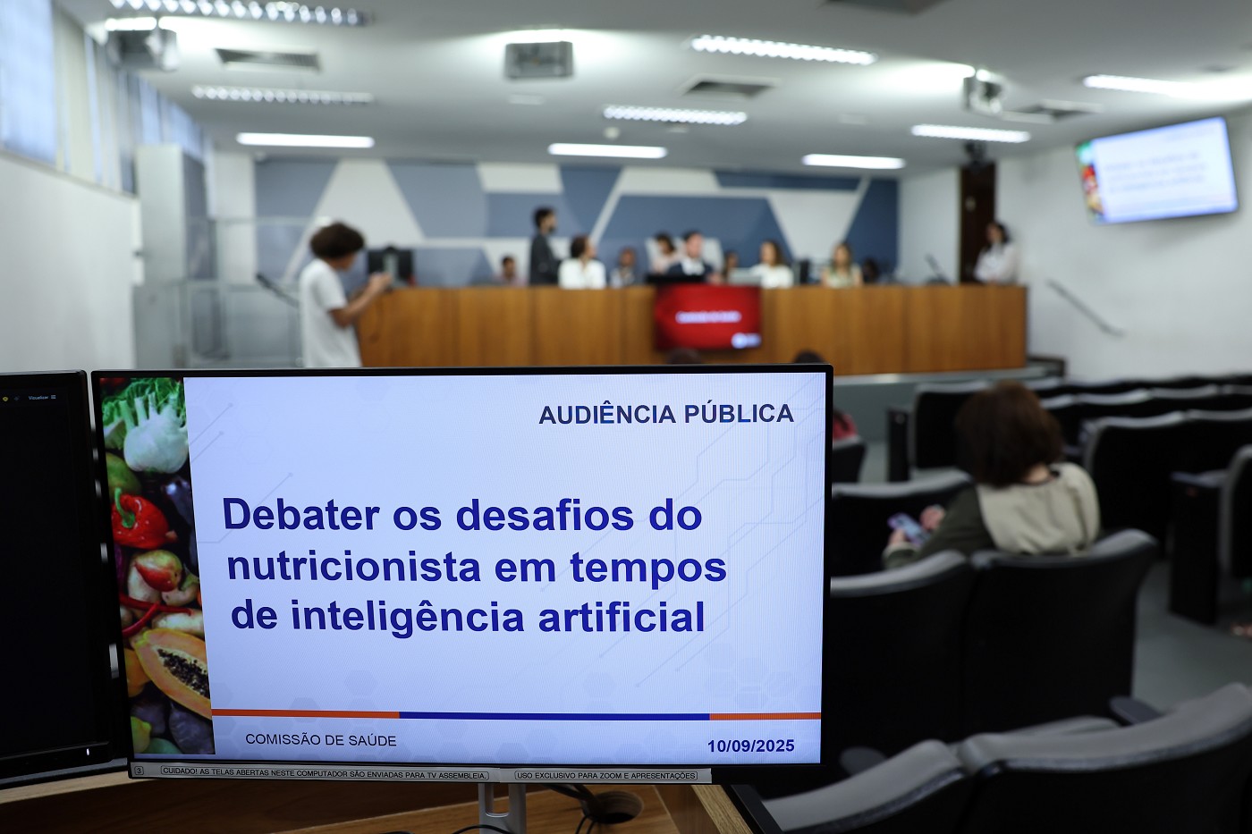 Comissão de Saúde - debate sobre os desafios do nutricionista em tempos de inteligência artificial