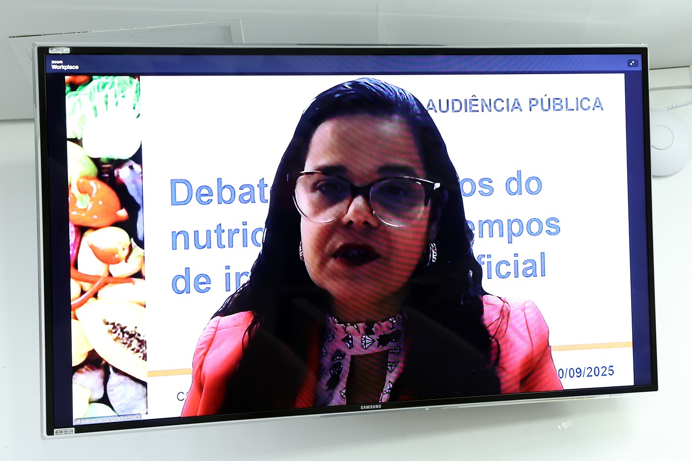 Comissão de Saúde - debate sobre os desafios do nutricionista em tempos de inteligência artificial