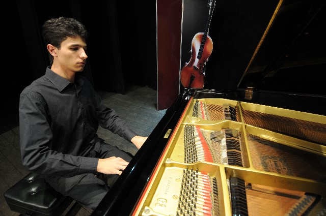 O pianista Rafael Ruiz ficou em 1º lugar na audição de 2016
