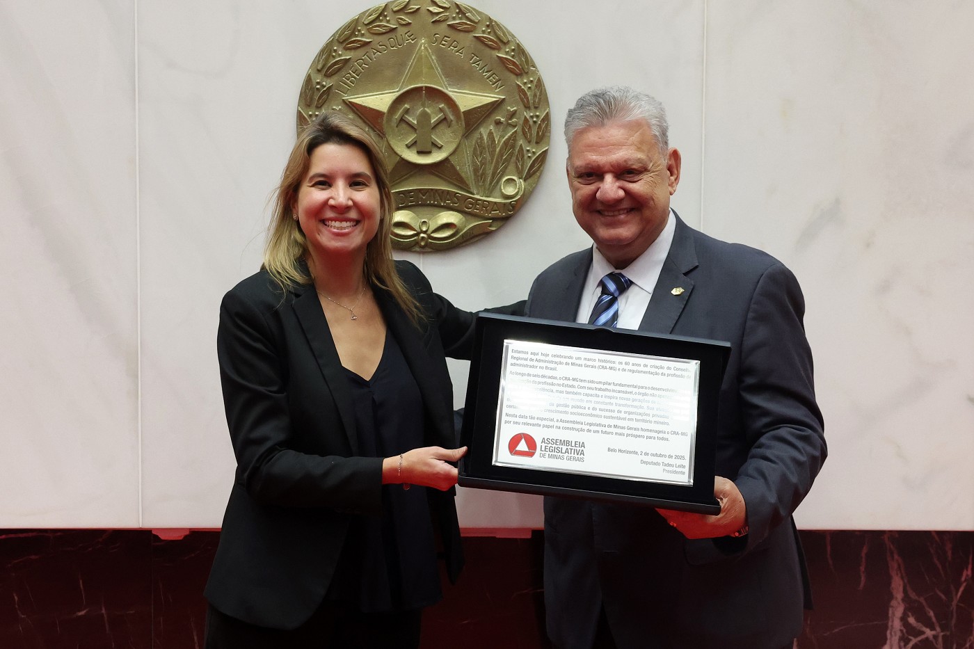 Reunião Especial - homenagem aos 60 anos do CRA-MG
